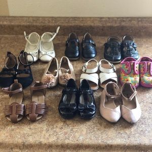 Toddler girl Size 5 shoes lot!